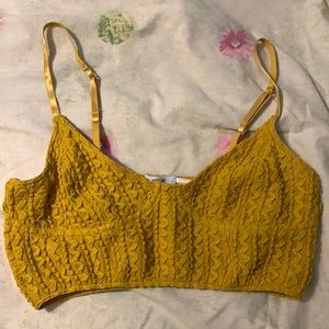 Mustard yellow bralette